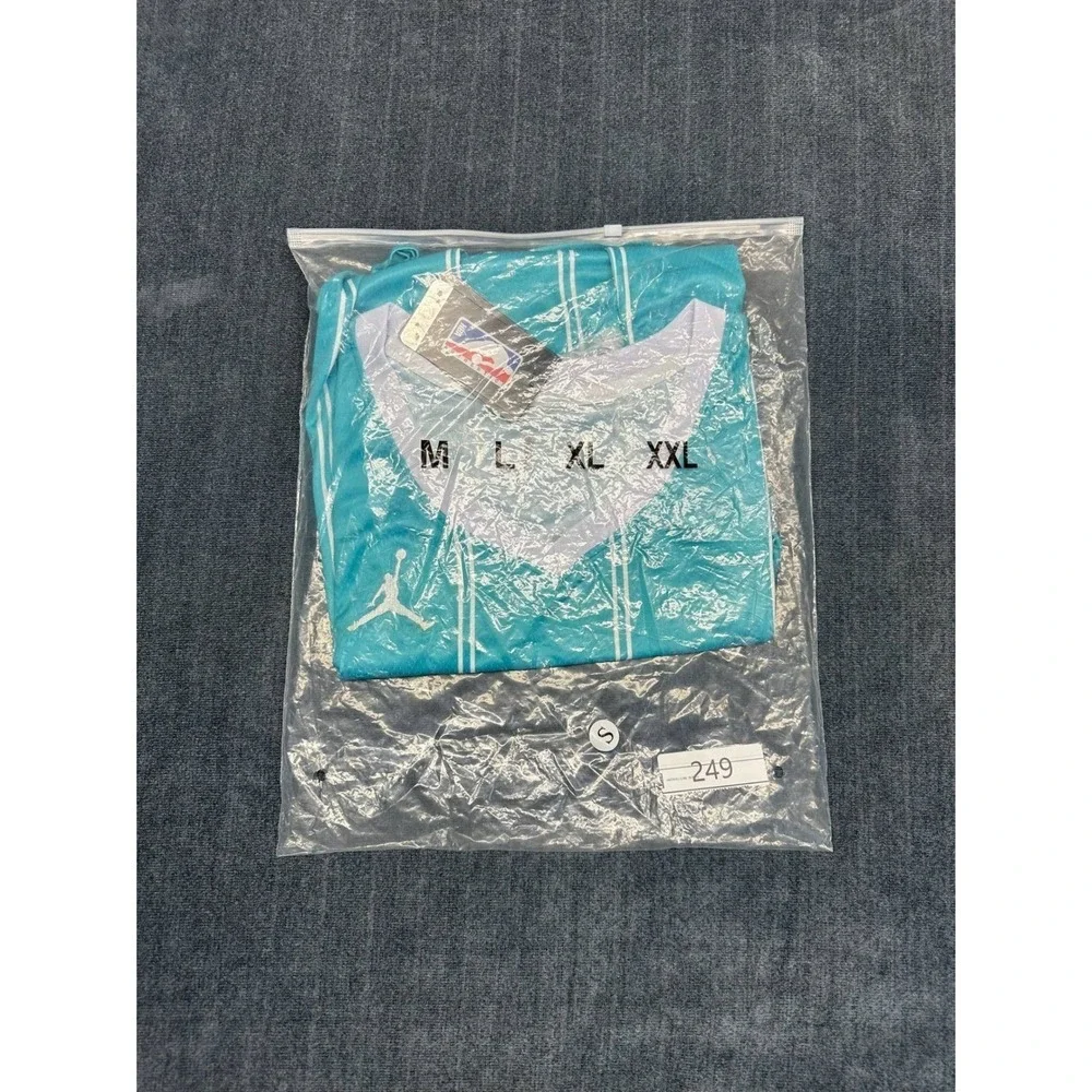 Jordan Charlotte‎ Hornets LaMelo Ball 1 Statement Jersey Teal Mens 44 Small NEW